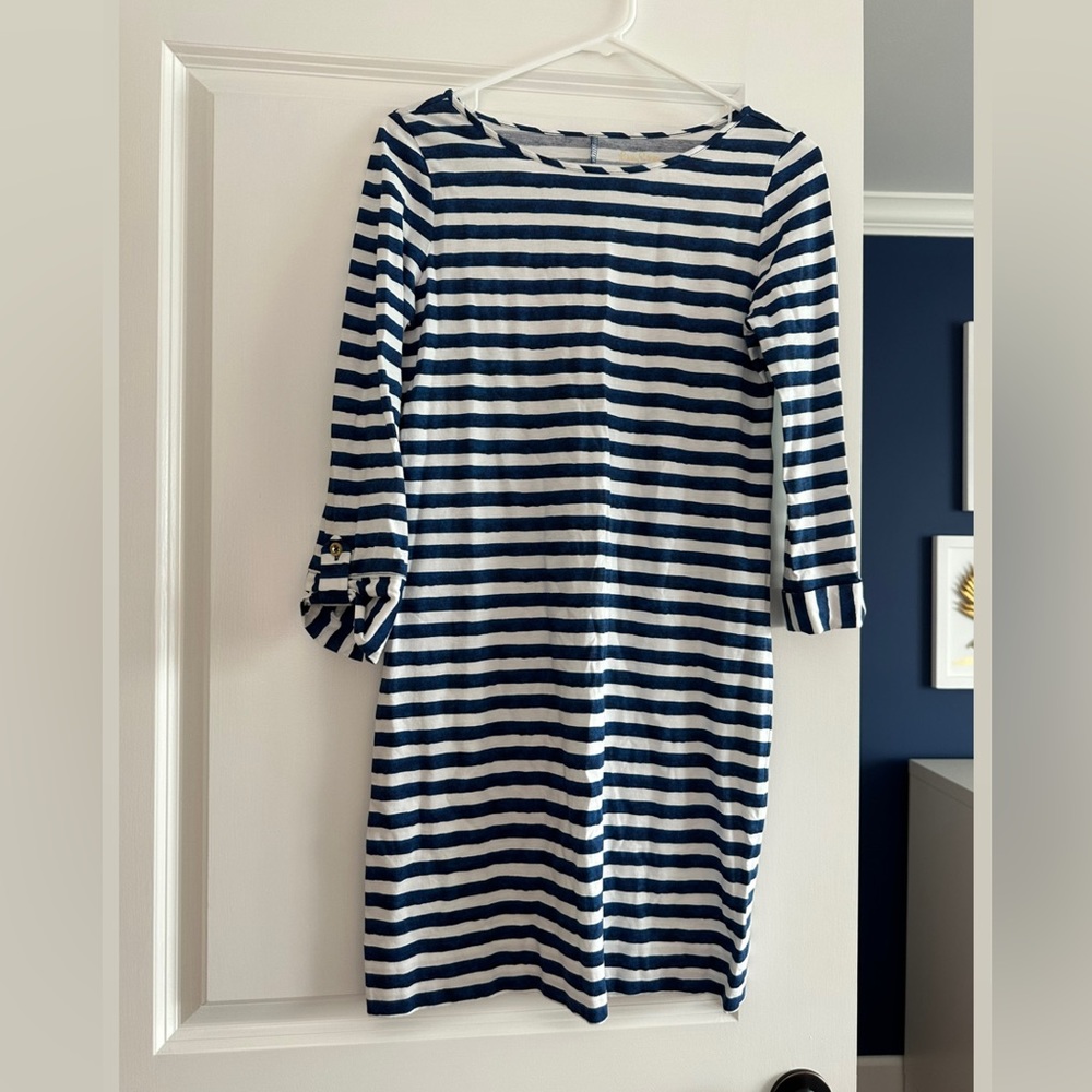 Lilly Pulitzer Navy & White Striped Dress